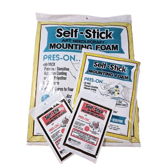 Self-Stick Art Needlecraft Mounting Foam Mounting Board Arts & Crafts Needlework - Picture 1 of 1